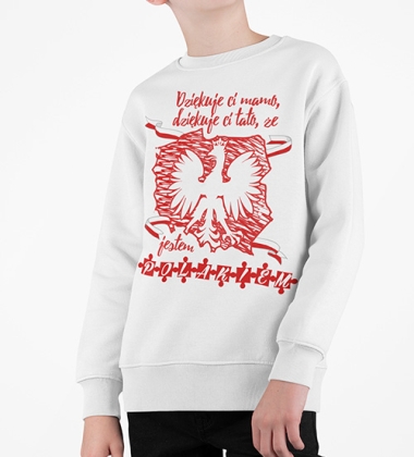 Bluza dziecięca DZIĘKUJE CI MAMO